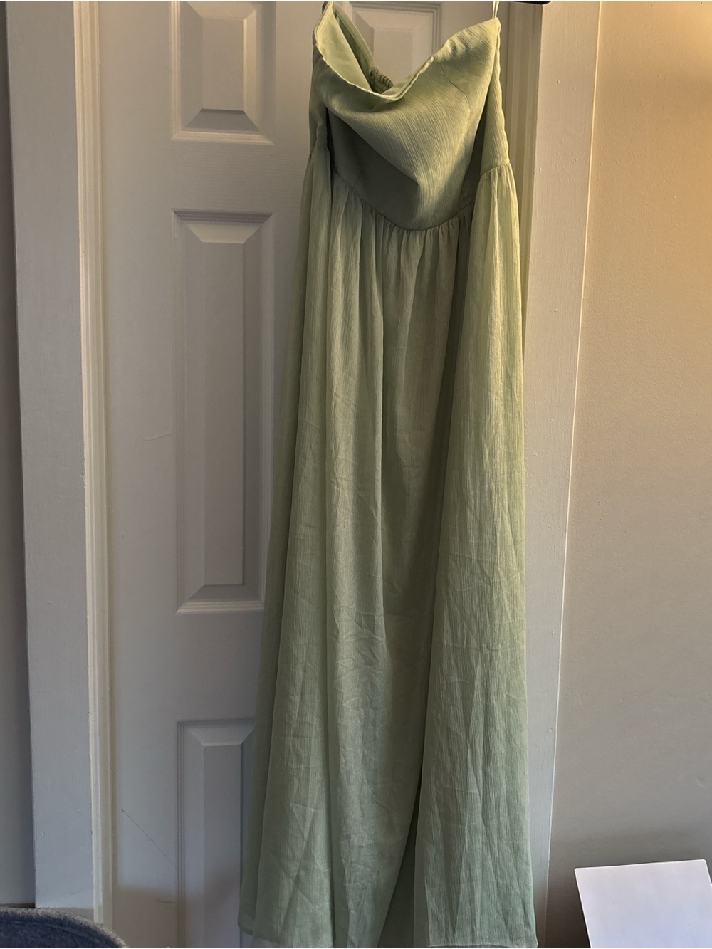 Wayf Sage Green Slip Dress